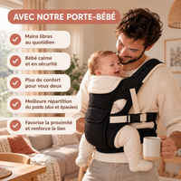 Porte-bébé 4-en-1 — naissance à 2 ans