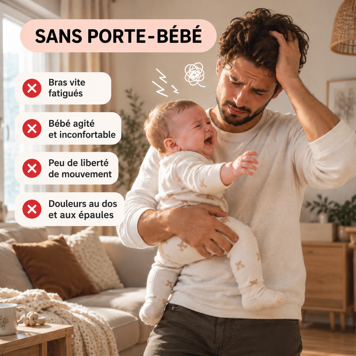 Porte-bébé 4-en-1 — naissance à 2 ans