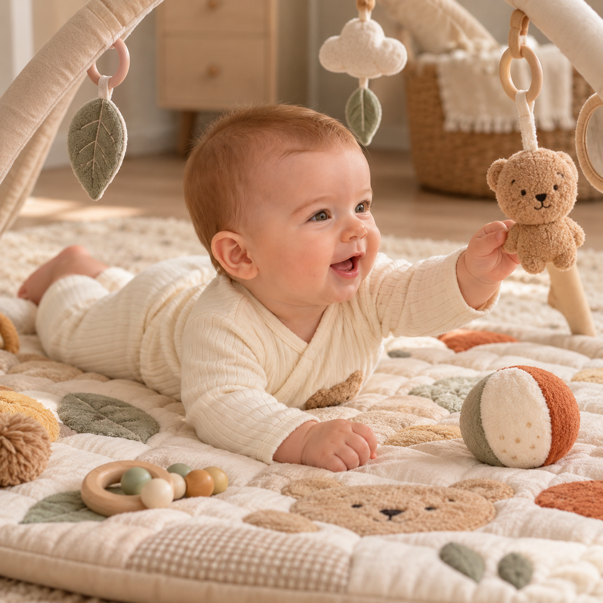 Combinaison tricotée bébé, coton