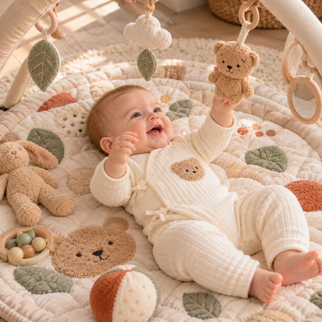 Combinaison tricotée bébé, coton