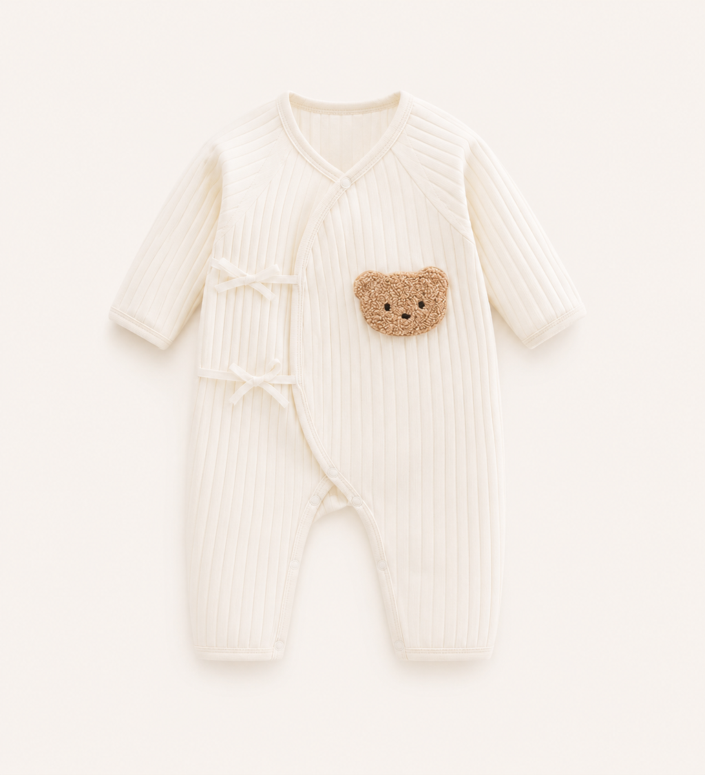 Combinaison tricotée bébé, coton