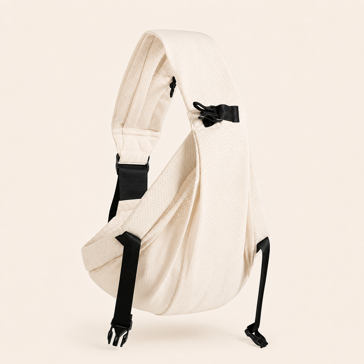 Porte-bébé fronde, portage avant et horizontal